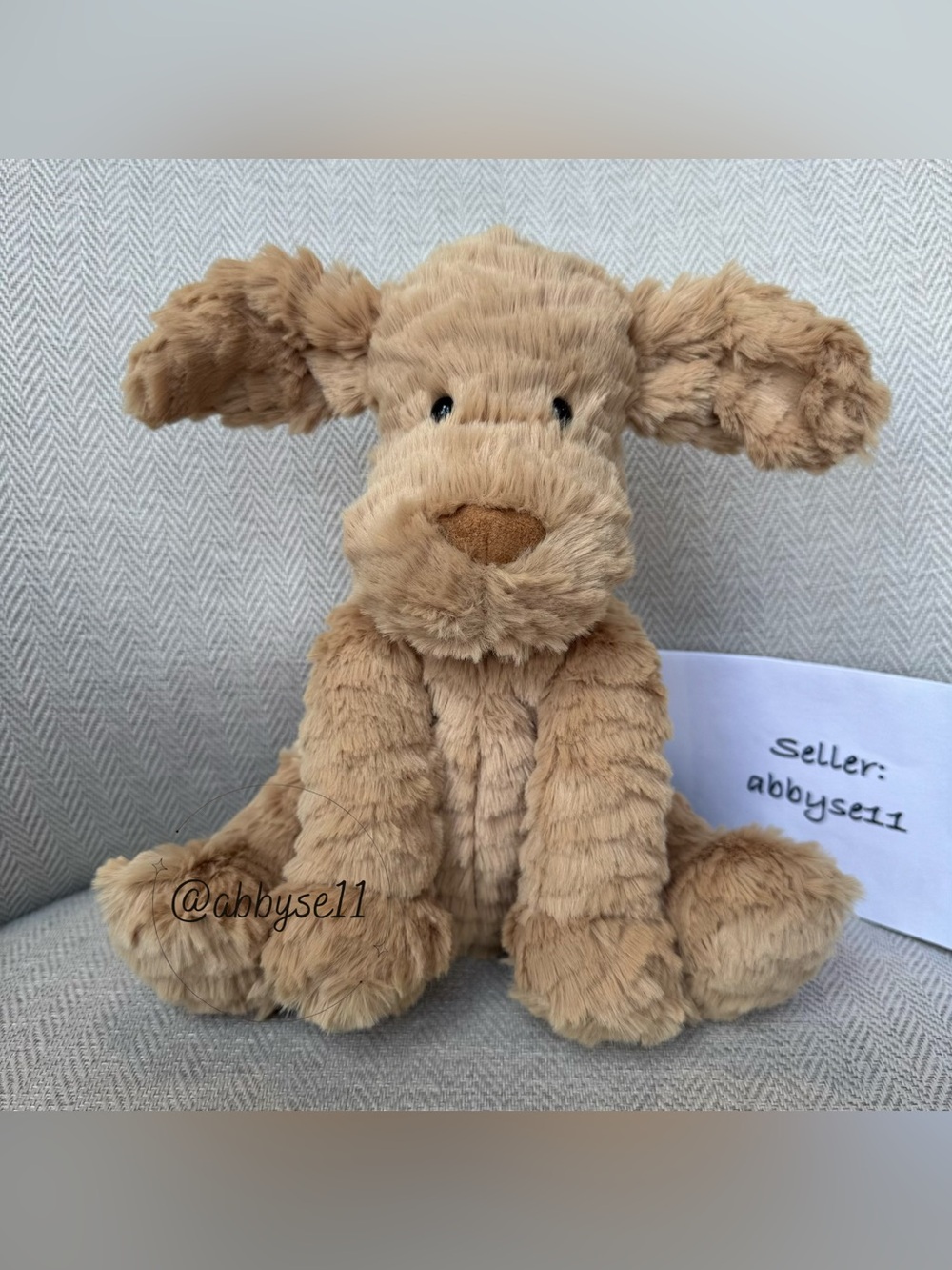 Jellycat Fuddlewuddle Puppy - Authentic - Brand New With Tags - Fast Ship